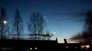 preview picture of video 'fireworks Ilotulitus Haapajärvi Finland'