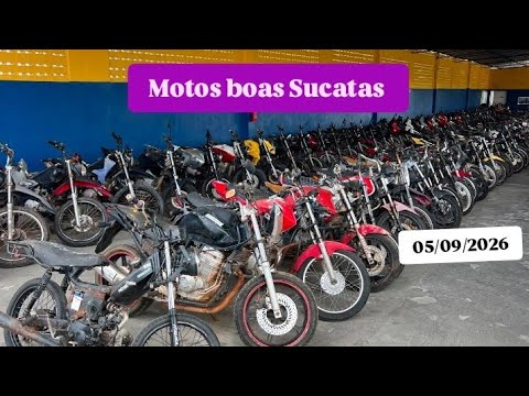 grande Feirão de motos Agrestina -Pe Sucatas Arrumadas preço bom 05/09/2026