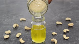How to Make Cashew Nut Oil For Skin Lightening Glowing Skin Anti-aging & Hair Growth