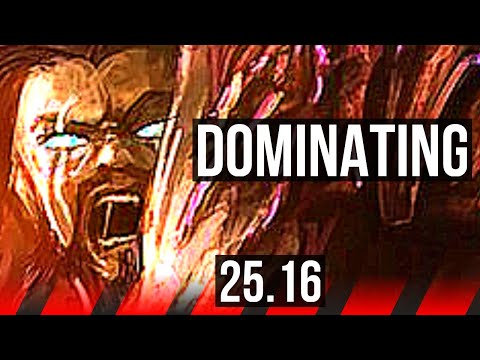 TRYNDAMERE vs AKALI (TOP) | 6/0/10, Dominating | KR Master | 25.16
