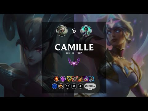 Camille Top vs Karma - EUW Master Patch 12.8