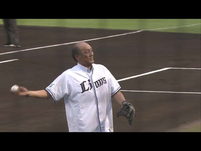 【始球式】ライオンズOBで群馬県出身の渡辺久信元GMが登場!! 2025年5月27日 埼玉西武ライオンズ 対 東北楽天ゴールデンイーグルス