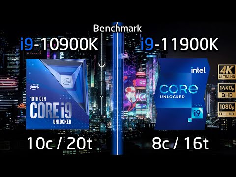 Intel i9-10900K vs i9-11900K Test in 8 Games 1080p, 1440p, 2160p