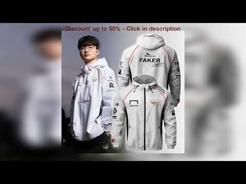 2024 New T1 Esports Team Uniform Jacket League Of Legends World Finals Jersey Jacket LOL G