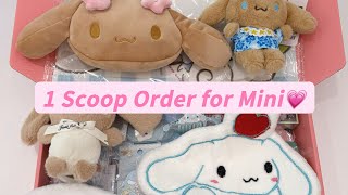 1 Scoop Order for Mini💗🎂#luckyscoop #packingorders #giftideas #cinnamoroll #mocha 