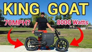 King Goat 72V 8000W E-Bike – The Most Powerful Beast I’ve Ridden!