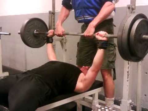 Benkpress 120 kg x 4 @ 80kg