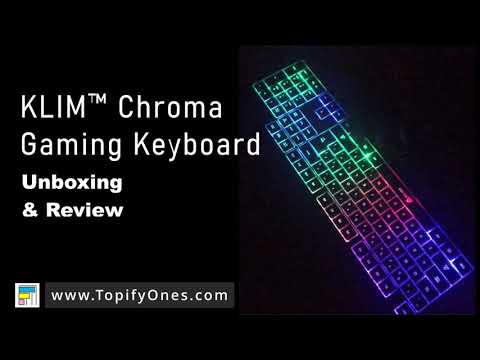 KLIM Chroma Gaming Keyboard Unboxing & Review