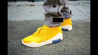The sneaker I had to have! Nike Air Fear of God 1 Amarillo Yellow