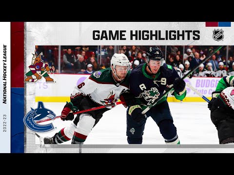 Coyotes @ Canucks 12/3 | NHL Highlights 2022