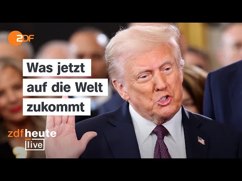 Donald Trump ist US-Präsident: Was er in seiner zweiten Amtszeit vorhat | Analyse bei ZDFheute live