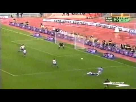 Serie A 2001-2002, day 32 Lazio - Verona 5-4 (Frick, Stam, C.Lopez, 2 Stankovic, Crespo, L.Colucci)