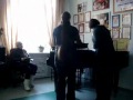Репетиция в классе Гертруды Трояновой 