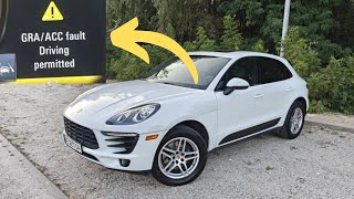 “GRA/ACC Fault” warning in Porsche Macan