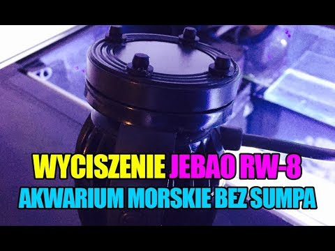 (36) Glossy Reef 200 - Wyciszenie głośnej pompy - Jebao RW-8 - Akwarium morskie bez sumpa