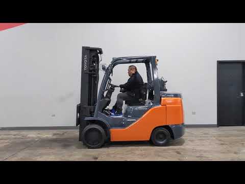 2014 Toyota 8FGC45U 10,000lb Cushion LPG Forklift STK 8508