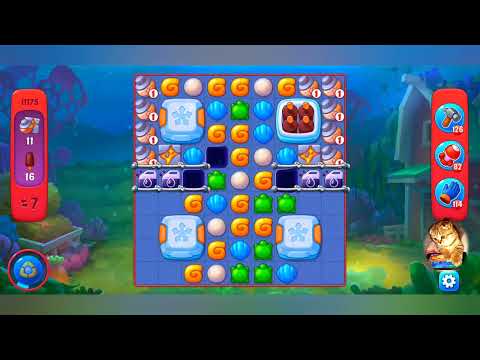 фишдом 2023  #  11175 уровень - прохождение без бустеров # Fishdom,   11175  level - no Boosters.