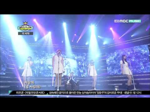 [121204]The Seeya - Be With You(Ft. SPEED's Tae Woon) MBC Music Show! Champion