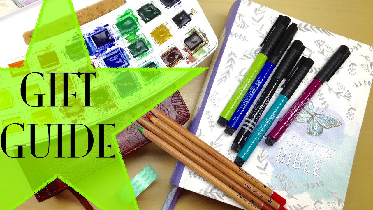 Bible Journaling Gift Guide | Christmas 2017