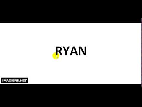 How To Pronounce French First Name # RYAN