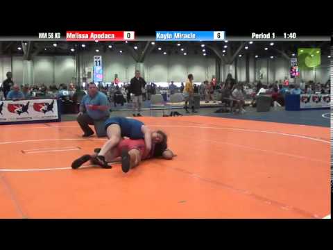 Women WM 58 KG - Melissa Apodaca vs. Kayla Miracle