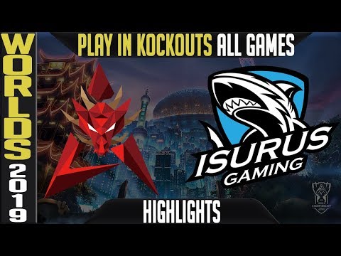 HKA vs ISG Highlights ALL GAMES | Worlds 2019 Play In Knockouts | Hong Kong Attitude vs Isurus