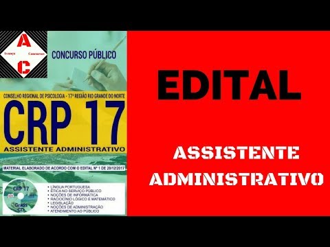 Apostila Concurso CRP 17ª Região-RN 2018 - Assistente Administrativo
