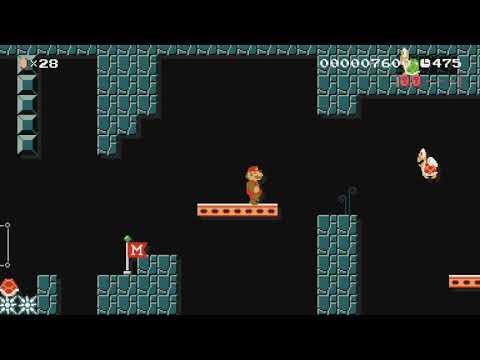 SUPER MARIO MIX １－３ by つきこ - Super Mario Maker - No Commentary 1bo