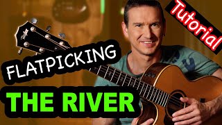 THE RIVER - BRUCE SPRINGSTEEN | Guitar Tutorial/Lesson | Tabs | deutsch