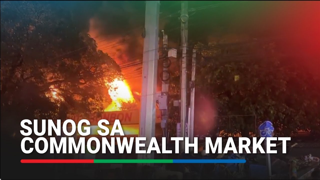 Commonwealth Market nasunog; 1 sugatan; lalaki, binugbog nang mapagkamalang nagnanakaw