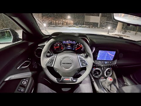 2023 Camaro SS 1LE in the Snow! Michelin Pilot Alpin PA4 Tire Review
