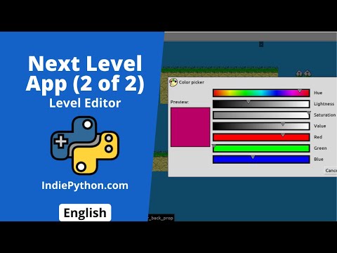 Level Editor in Python/pygame  (2 of 2) - Next Level App - IndiePython
