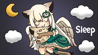 [Vtub] 鳥羽樂奈-今天沒被子睡== [睡覺台]