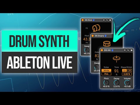 Create Your Own Drums with Ableton’s "Drum Synth" Built In Devices