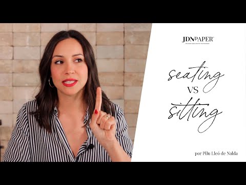 Diferencias entre seating y sitting de una boda | por Pilu Lleó de Nalda