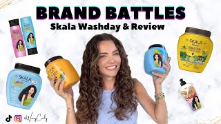 BRAND BATTLES: SKALA Washday and Review on Wavy Curly Hair