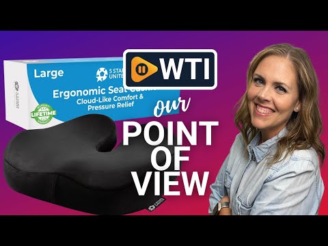Seat Cushion for Office Chair - Tailbone Pressure Relief Cushion - Coccyx - WTI product video review