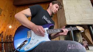 Video thumbnail for John Mayer's PRS Silver Sky NEBULA PLAYING DEMO straight out of the box // 1 of 500 Limited Edition by Play and Trade Guitars