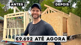 Fechamos as Paredes da Nossa Tiny House! Semana 5