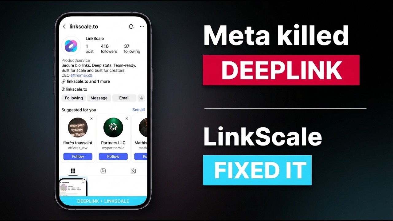 DEEPLINK is back on INSTAGRAM with LinkScale