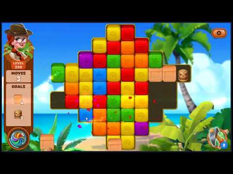 Lost Island Blast Adventure Level 398 - NO BOOSTERS 🏝️ | SKILLGAMING ✔️