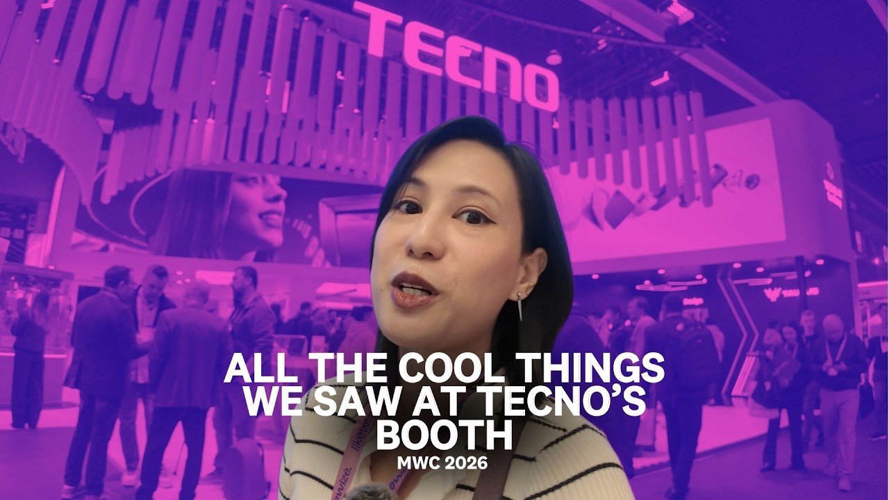 MWC 2026 Recap: Luie visits TECNO's Booth at MWC 2026!