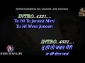 Tujhme Rab Dikhta Hai Karaoke With Scrolling Lyrics Eng हिंदी