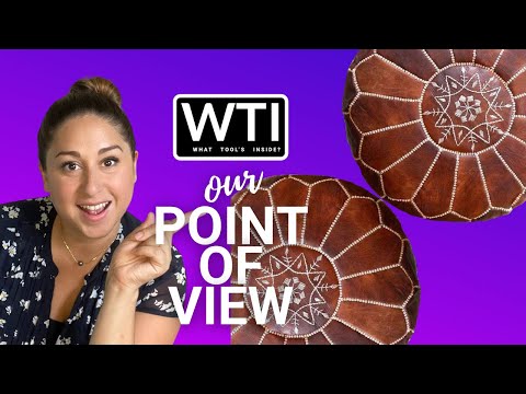 LEATHEROOZE Moroccan Ottoman Poffes - WTI product video review