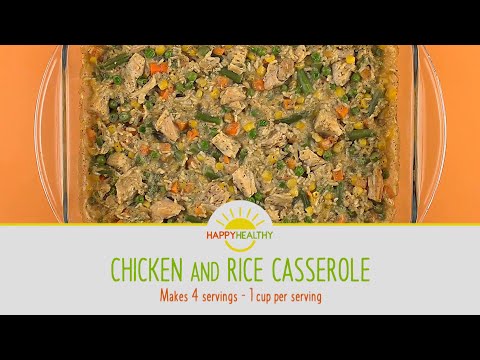 CHICKEN AND RICE CASSEROLE