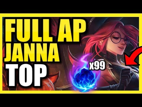 (WIN ANY MATCHUP!) THIS *NEW* FULL AP JANNA TOP BUILD IS 100% BROKEN! COMPLETELY UNBEATABLE!