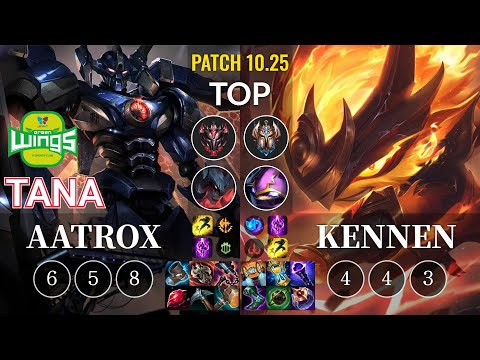 JAG TaNa Aatrox vs Kennen Top - KR Patch 10.25