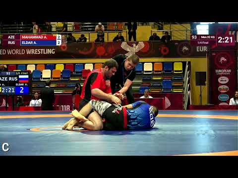 1/4 Men - 92 kg: A. MAHAMMAD (AZE) v. A. ELDAR (RUS)
