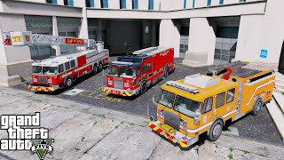 GTA 5 Firefighter Mod Medic4523 New E-One Firetruck Pack (Engine, Ladder & Rescue)