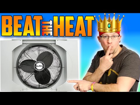 🆒 How I Beat the Mining Heat | Air King Whole House 20" Window Fan | Unboxing Installation & Testing